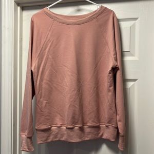 Medium, boat neck, sweatshirt.